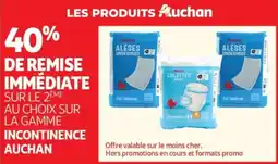 Auchan Auchan incontinence offre