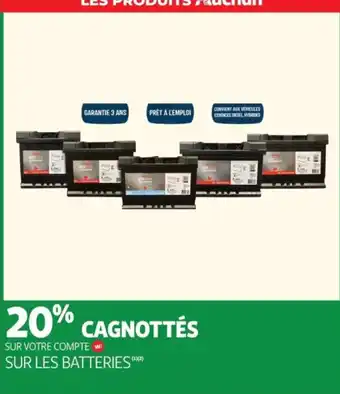 Auchan Batteries offre