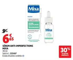 Auchan Mixa SÉRUM ANTI-IMPERFECTIONS offre