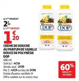 Auchan DOP CRÈME DE DOUCHE offre