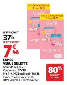 Auchan Venus Gillette offre