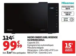 Auchan Hisense MICRO ONDES GRIL offre
