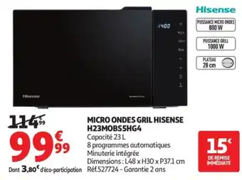 Hisense MICRO ONDES GRIL