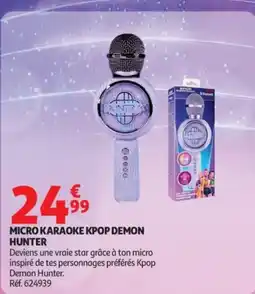 Auchan HUNTRX MICRO KARAOKE KPOP DEMON HUNTER offre