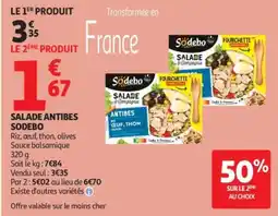 Auchan SODEBO SALADE ANTIBES offre