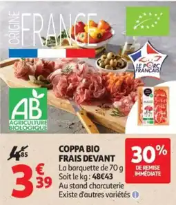 Auchan COPPA BIO offre