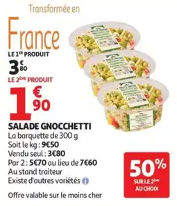 Auchan SALADE GNOCCHETTI offre