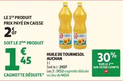 Auchan AUCHAN Huile de tournesol offre