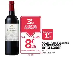 Promocash LA TERRASSE DE LA GARDE offre