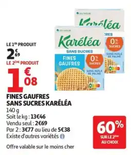 Auchan Karéléa Fines Gaufres offre