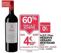 Promocash GÉRARD BERTRAND FITOU offre