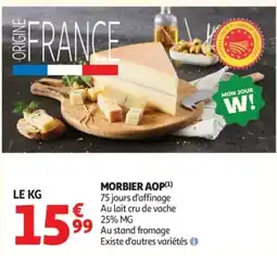 Auchan Morbier AOP offre