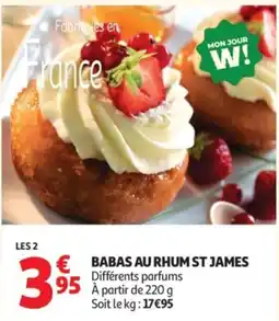Auchan ST JAMES BABAS AU RHUM offre