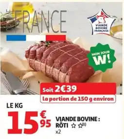 Auchan Viande Bovine Rôti offre