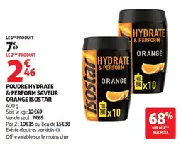 Auchan Isostar Poudre Hydrate & Perform offre