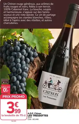 Promocash Les Tressottes Chinon offre