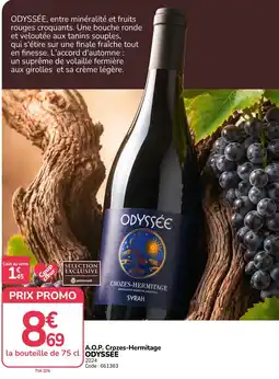 Promocash ODYSSEE SYRAH offre