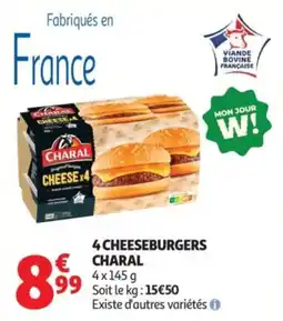 Auchan CHARAL CHEESEBURGERS offre