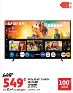 Auchan SAMSUNG TV QLED offre