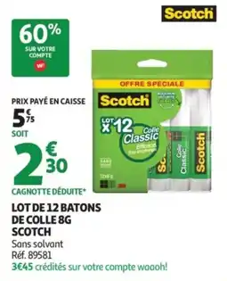 Auchan Scotch Colle Classic offre