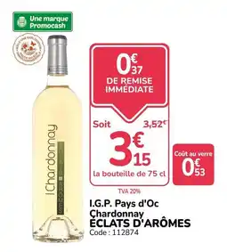 Promocash ÉCLATS D'ARÔMES Chardonnay offre