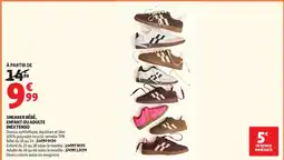 Auchan Inextenso sneaker bébé, enfant ou adulte offre