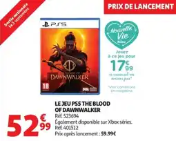 Auchan The Blood of Dawnwalker offre