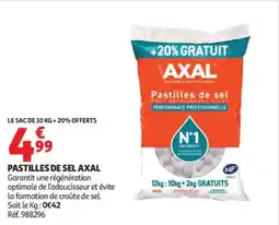 Auchan AXAL Pastilles de sel offre