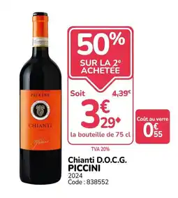 Promocash PICCINI Chianti offre
