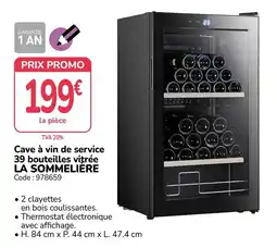 Promocash LA SOMMELIERE Cave à vin de service offre