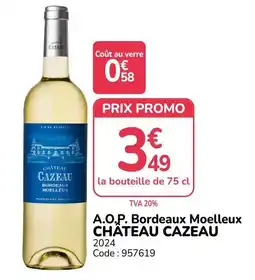 Promocash CHÂTEAU CAZEAU offre