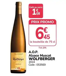Promocash WOLFBERGER Muscat offre