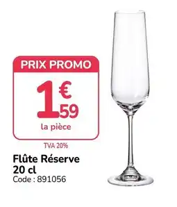 Promocash Flûte Réserve offre