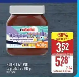 ALDI Nutella - le produit de 400 g offre