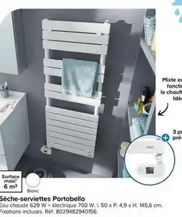 Castorama Sèche-serviettes portobello offre