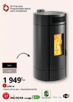 Bricomarché W.i.fi de serie programmable depuis votre smartphone offre