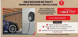 Bricomarché Signature - on s'occupe de tout! borne de recharge +installation offre