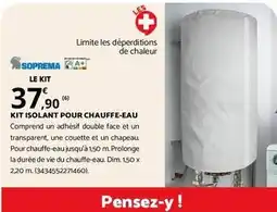 Bricomarché Soprema - kit isolant pour chauffe-eau offre