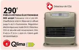 Bricomarché Dim - poêle à pétrole électronique sre 403c offre