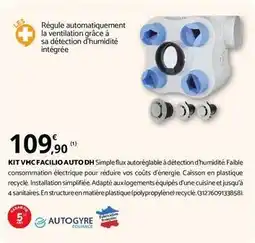Bricomarché Autogyre - kit vmc facilio auto dry offre