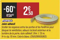 Bricorama COTEKA Joint adhésif offre