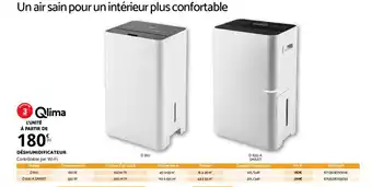 Qlima DÉSHUMIDIFICATEUR