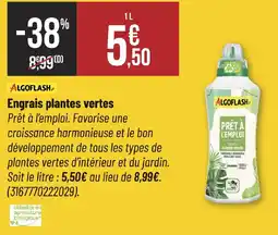 Bricorama ALGOFLASH Engrais plantes vertes offre