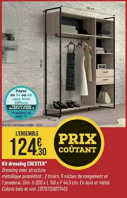Bricorama CHESTER Kit dressing offre