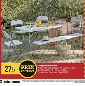 Bricorama Table pliante multifonction