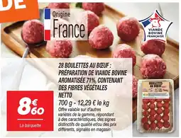 Netto Boulettes au bœuf offre