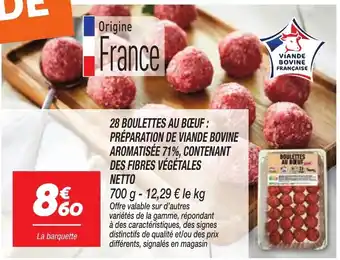 Boulettes au bœuf
