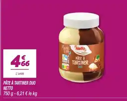 Netto Netto Pâte à tartiner duo offre