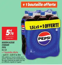 Netto PEPSI BOISSON GAZEUSE STANDARD offre