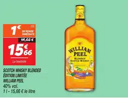 Netto WILLIAM PEEL SCOTCH WHISKY BLENDED offre